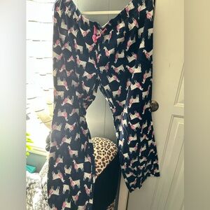 Navy Llama Pajama Pants